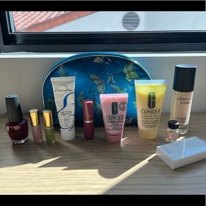 Cosmetics bundle + cute butterfly makeup bag